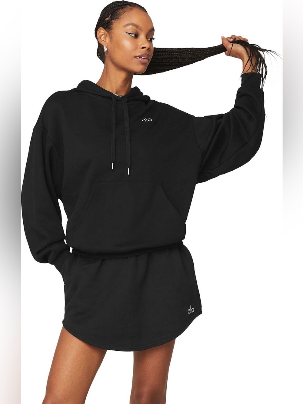 Alo Accolade Hoodie Black Brand New With Tags Size Small Pullover